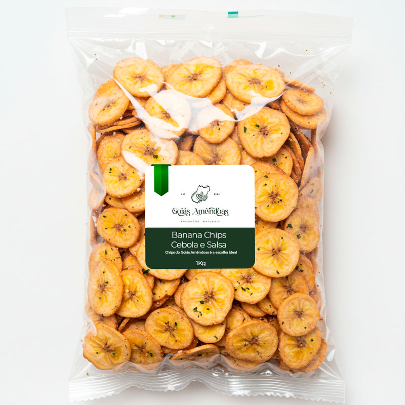 BANANA CHIPS - CEBOLA E SALSA